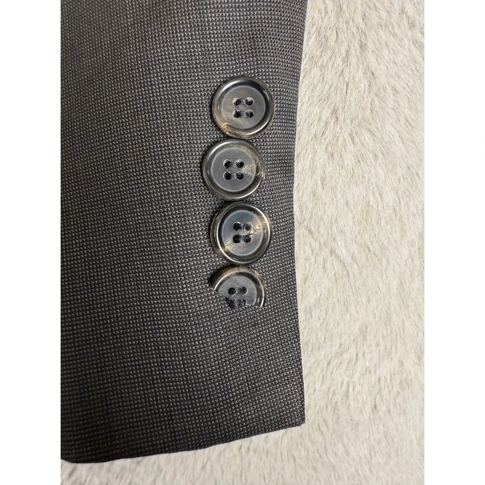 Hugo Boss Virgin Wool Blazer Sport Coat Business Casual Gray 46R (see‎ all pics)